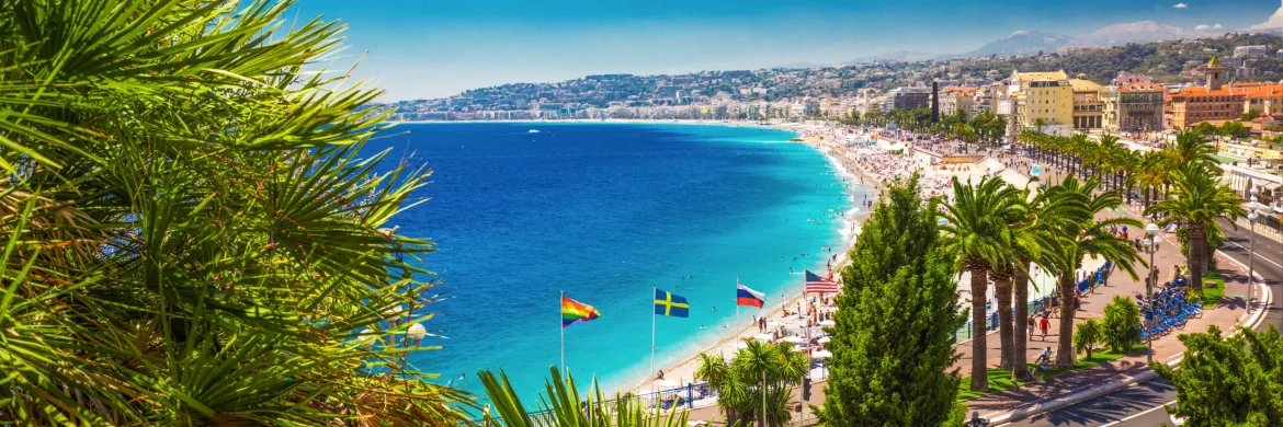 Cannes landscape image of coastline