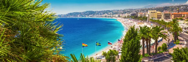 Cannes landscape image of coastline